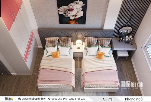 Thiết kế phòng ngủ/Nội thất hiện đại - NBX266
